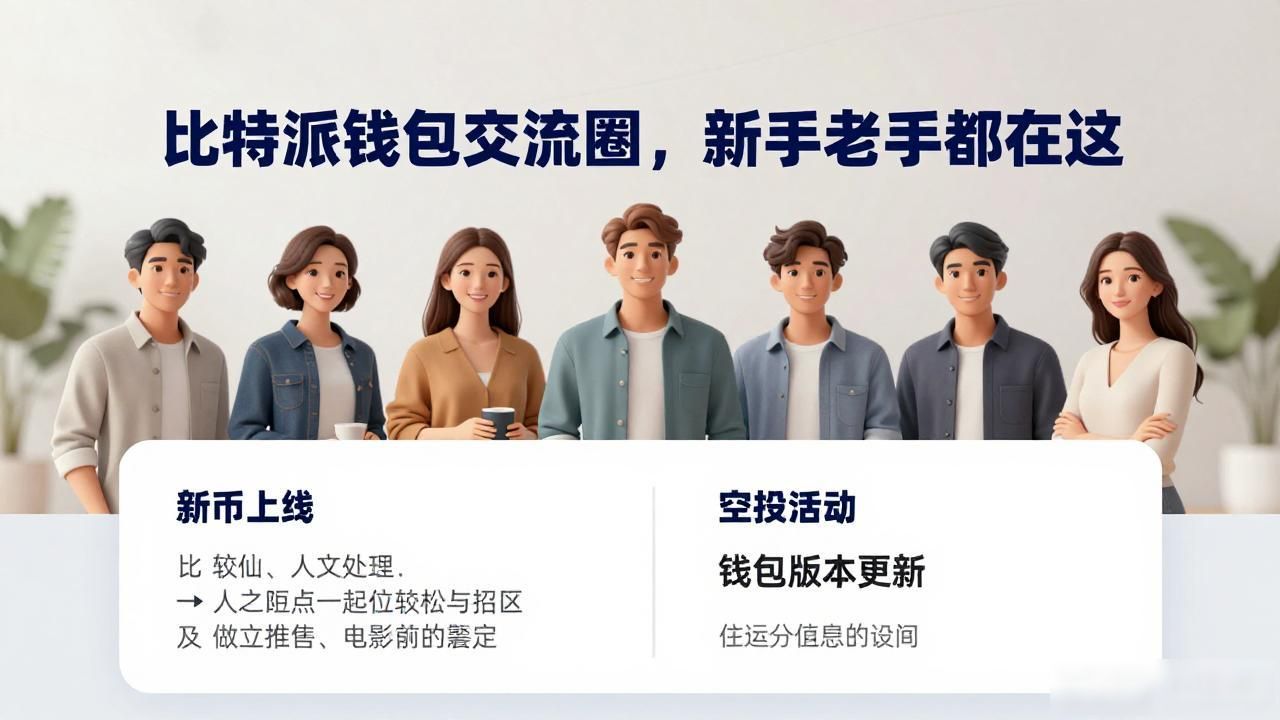 比特派钱包交流圈，新手老手都在这