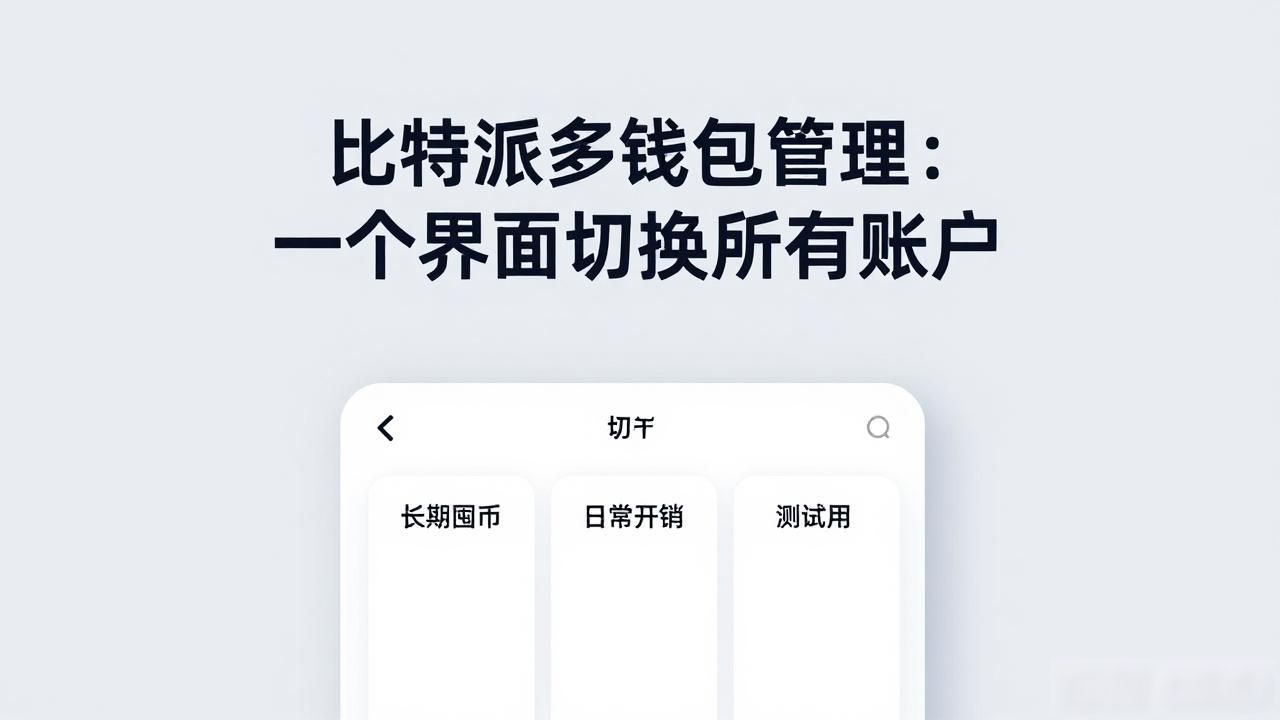 比特派多钱包管理：一个界面切换所有账户