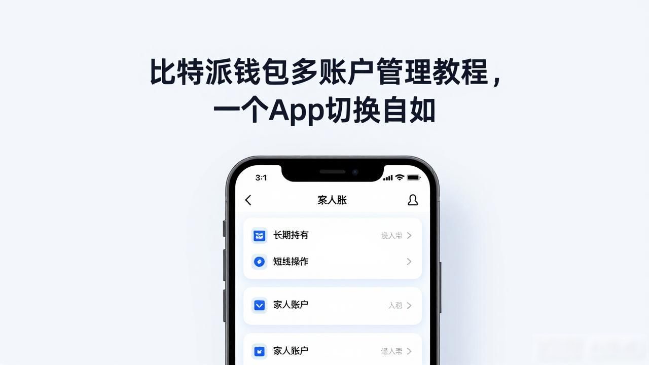比特派钱包多账户管理教程，一个App切换自如
