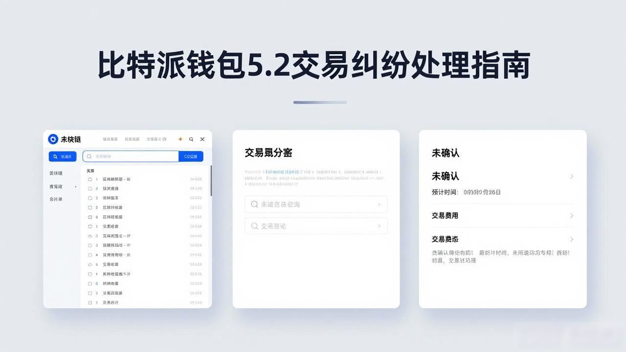 比特派钱包5.2交易纠纷处理指南