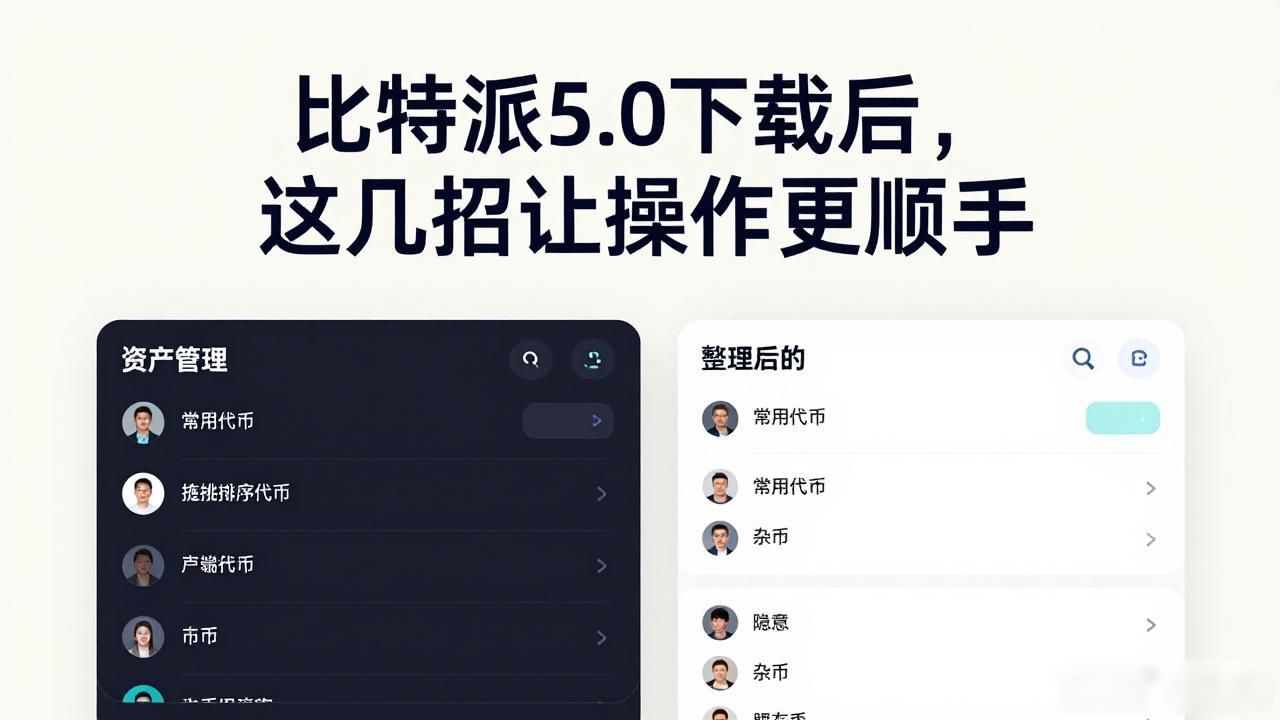 比特派5.0下载后，这几招让操作更顺手
